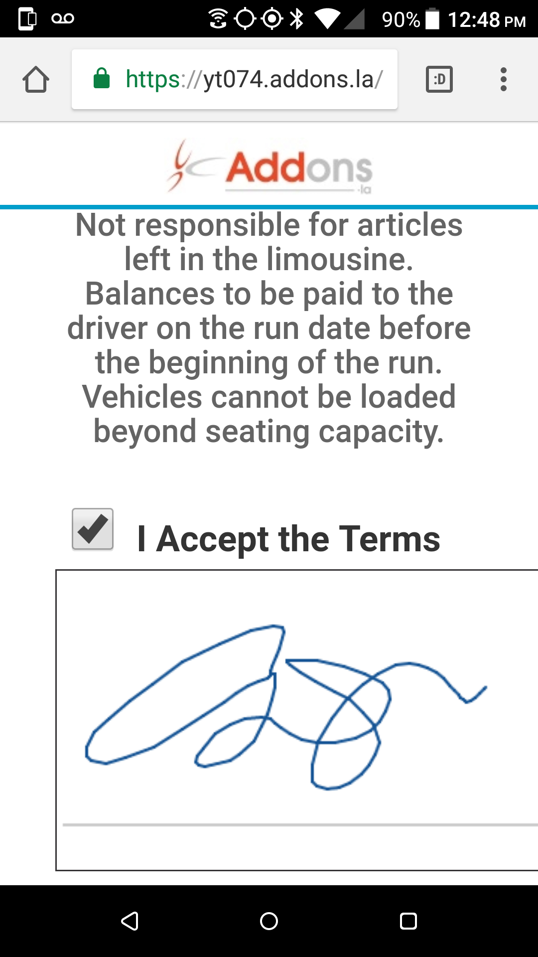 Contract & Credit Card Capture Addons.LA